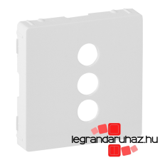 LEGRAND Valena Life RCA + kompozit videó csatlakozóaljzat burkolat fehér 754720 villanyszerelés