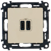 LEGRAND VALENA LIFE USB C+C TÁP.5V 3A15W