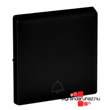 LEGRAND Valena Life váltóérintkezős nyomó csengőjellel, jelzőfénnyel, fekete, Legrand 756012 villanyszerelés