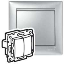LEGRAND VALENA N106+6 VÁLTÓÉRINTKEZOS ALU villanyszerelés