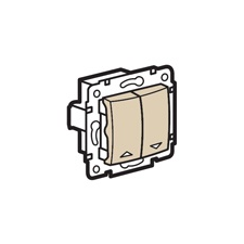 LEGRAND Valena redőnykapcsoló mechanikus retesszel, elefántcsont villanyszerelés