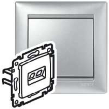 LEGRAND VALENA TEL.2xRJ45 CAT5e UTP ALUM. villanyszerelés