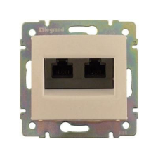 LEGRAND VALENA TEL.2XRJ45 CAT5e UTP ALUMÍNIU villanyszerelés