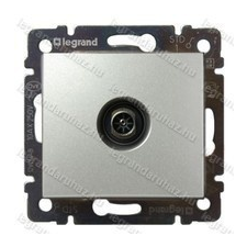LEGRAND Valena TV aljzat végzáró 1,5dB alumínium 770129 villanyszerelés