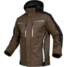 Leib Flex Barna Hőtükrös Téli Softshell Kabát - 5XL munkaruha