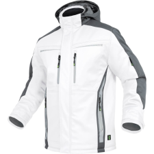 Leib Flex Fehér/Szürke Hőtükrös Téli Softshell Kabát - 6XL munkaruha