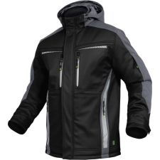 Leib Flex Fekete/Szürke Hőtükrös Téli Softshell Kabát - XS munkaruha