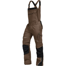 Leib Flex Rugalmas Barna/Fekete Kantáros nadrág - 60 munkaruha