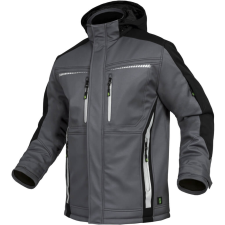 Leib Flex Szürke/Fekete Hőtükrös Téli Softshell Kabát - 7XL munkaruha