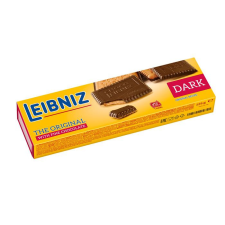 Leibniz Keksz, 125g, LEIBNIZ &quot;Choco&quot;, étcsokoládés csokoládé és édesség