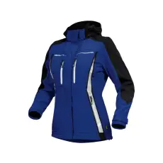 LEIBWACHTER LEIB flex női átmeneti softshell kabát királykék-fekete -36 leibwächter munkavédelmi ruházat
