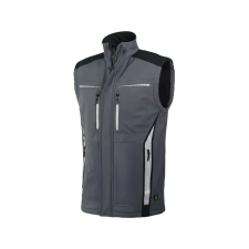 LEIBWACHTER LEIB flex softshell férfi mellény szürke-fekete- s leibwächter termék munkaruha