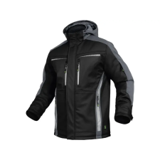 LEIBWACHTER LEIB FLEX téli softshell kabát fekete-szürke -XS() munkaruha