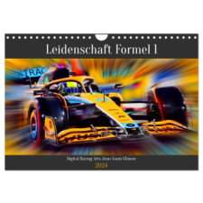  Leidenschaft Formel 1 (Wandkalender 2024 DIN A4 quer), CALVENDO Monatskalender – Jean-Louis Glineur naptár, kalendárium