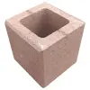 LEIER Modern Kerítéskő félkő natúr mokka 20x20x20 cm