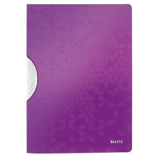 Leitz Bebop Wow klipmappa A4 lila kapacitás 30 lapig 41850062 mappa