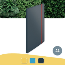 Leitz cosy pólyás iratvédő mappa, pp, bársony szürke mappa