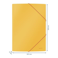 Leitz Cosy Soft Touch karton gumis mappa meleg sárga (30020019) mappa