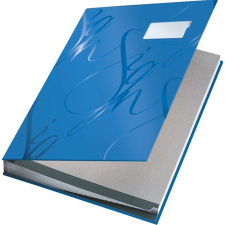 Leitz "Design" aláírókönyv A4 kék (E57450035) (57450035) aláírókönyv