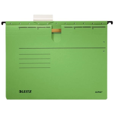Leitz Függőmappa gyorsfűző szerkezettel LEITZ Alpha A/4 karton zöld 25 db/doboz lefűző