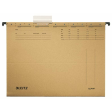 Leitz Függőmappa, karton, A4, LEITZ Alpha Standard, natúr (E19150000) irattartó
