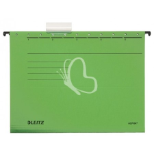 Leitz Függőmappa, karton, A4, LEITZ, &quot;Alpha Standard&quot;, zöld kreatív papír