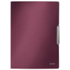 Leitz Gumis mappa, PP, A4, LEITZ "Style", gránátvörös