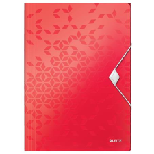 Leitz Gumis mappa, PP, A4, LEITZ Wow, piros (E45990026) mappa
