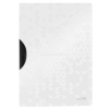 Leitz Gyorsfűző, klipes, PP, A4, "Wow ColorClip", fehér (LEITZ_41850001)