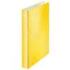 Leitz Gyűrűs könyv, 2 gyűrű, D alakú, 40 mm, A4 Maxi, karton, "Wow", sárga (LEITZ_42410016)