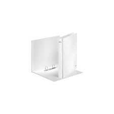 Leitz Gyűrűskönyv A4, Maxi 4cm, 2 gyűrű, D alakú, karton Leitz Wow fehér mappa