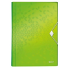 Leitz Harmonikamappa, A4, PP, 6 rekeszes, LEITZ Wow, zöld (E45890054)