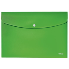 Leitz Irattartó tasak, A4, PP, patentos, LEITZ  Recycle , zöld irattartó