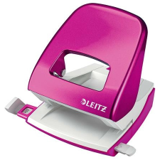 Leitz Lyukasztó, kétlyukú, 30 lap, LEITZ "Nexxt Wow", rózsaszín lyukasztó
