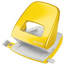 Leitz Lyukasztó, kétlyukú, 30 lap, LEITZ "Nexxt Wow", sárga lyukasztó