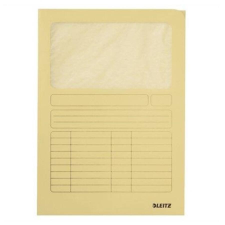 Leitz Mappa LEITZ karton ablakos sárga mappa