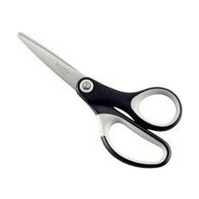 Leitz Olló, irodai, 15 cm, LEITZ "Titán", fekete (4002432109302) olló