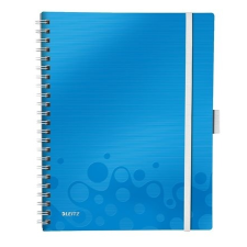 Leitz "Wow Active" A4, kockás spirálfüzet, kék (46450036) füzet