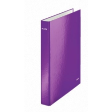 Leitz &quot;Wow&quot; A4 Maxi gyűrűs könyv, lakkfényű lila (42420062) gyűrűskönyv