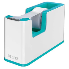 Leitz Ragasztószalag-adagoló, asztali, feltöltött, leitz "wow", fehér-jégkék 53641051 ragasztószalag