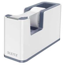 Leitz Ragasztószalag-adagoló, asztali, feltöltött, leitz "wow", fehér-szürke 53641001 ragasztószalag