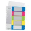 Leitz Regiszter, műanyag, A4 Maxi, 1-5, LEITZ  Wow