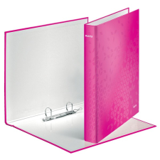 Leitz Wow A4 2 gyűrűs rózsaszín gyűrűskönyv gyűrűskönyv