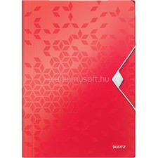 Leitz WOW A4 pp piros gumis mappa (LEITZ_45990026) mappa