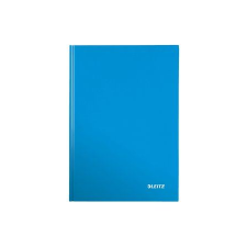 Leitz "Wow" beírókönyv A5, vonalas lakkfényű kék (E46271036) (E46271036) füzet