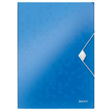 Leitz WOW gumis mappa kék (45990036) mappa