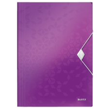 Leitz WOW gumis mappa lila (45990062) mappa
