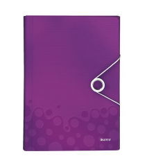 Leitz "Wow" harmonikamappa A4 lila (E45890062) (E45890062) mappa