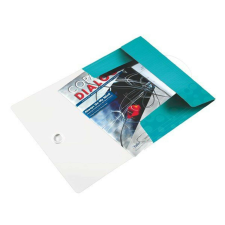 Leitz Wow műanyag gumis mappa A4 jégkék 45990051 mappa