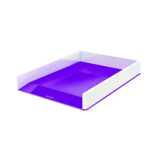 Leitz Wow műanyag Irattálca kettős színhatású - Lila/Fehér irattálca